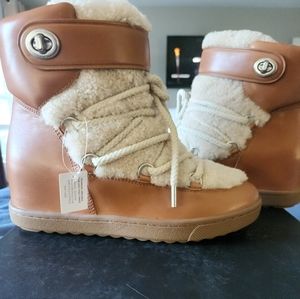 Coach Monroe Shearling Boot